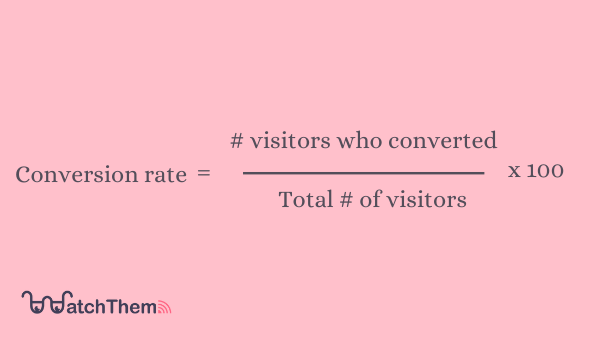 conversion rate formula