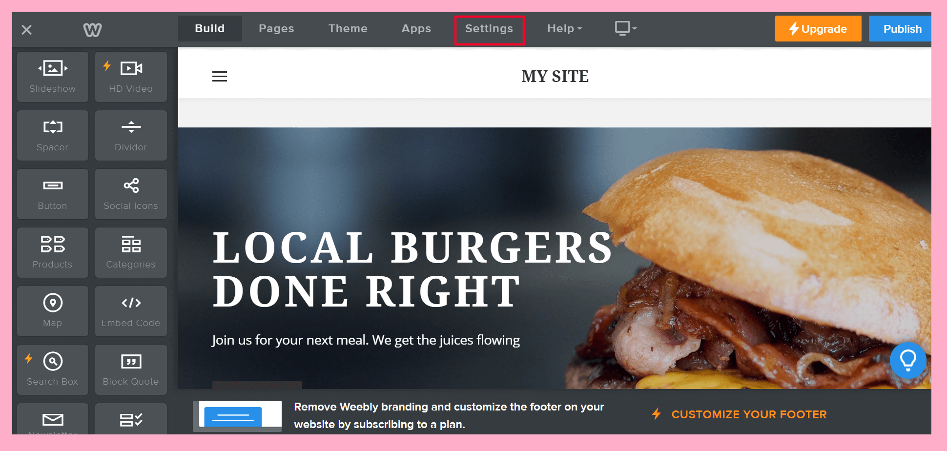 Weebly Installation Guide - Get Started with WatchThemLive