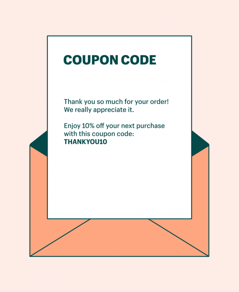 thank you coupon