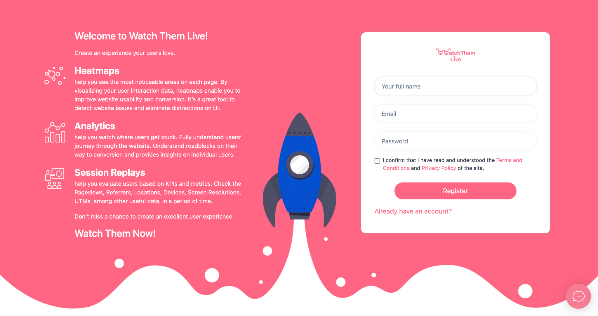 WTL login page