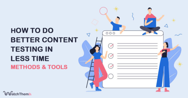 How to do better content testing in less time [methods and tools]