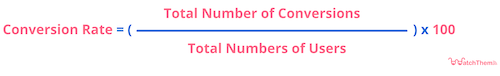 Conversion rate formula