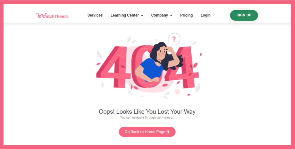 404 error page example