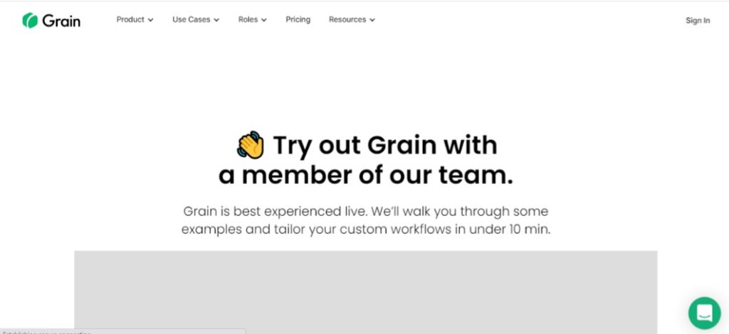 Grain homepage