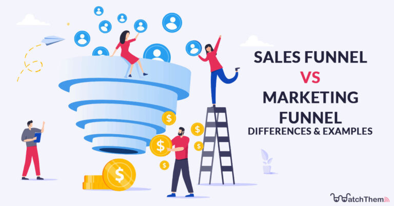 sales funnel vs. marketing funnel