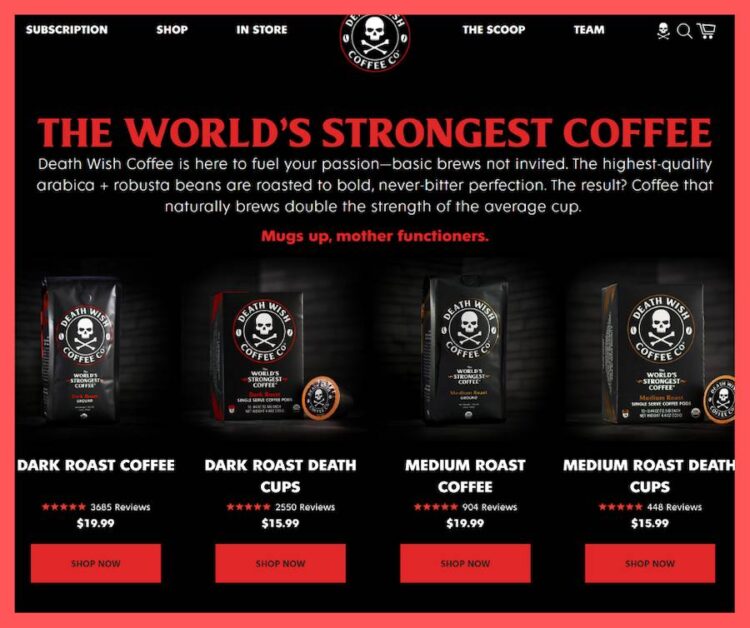 Death Wish Coffee USP