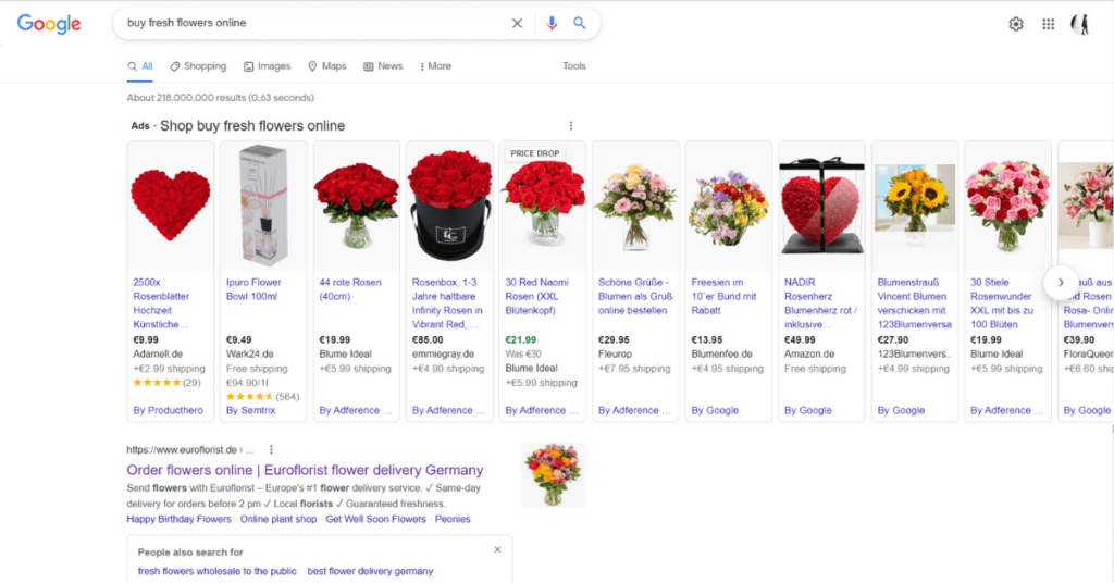 buy fresh flower online