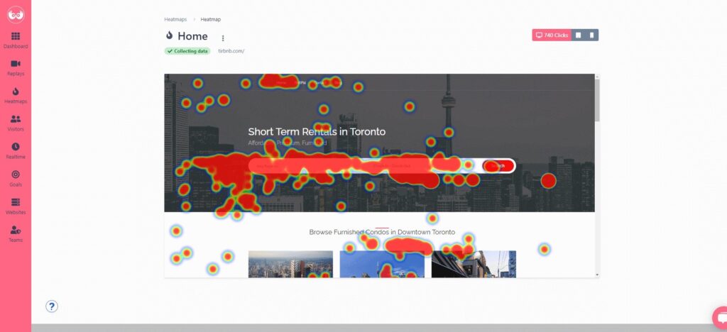 WatchThemLive Heatmaps