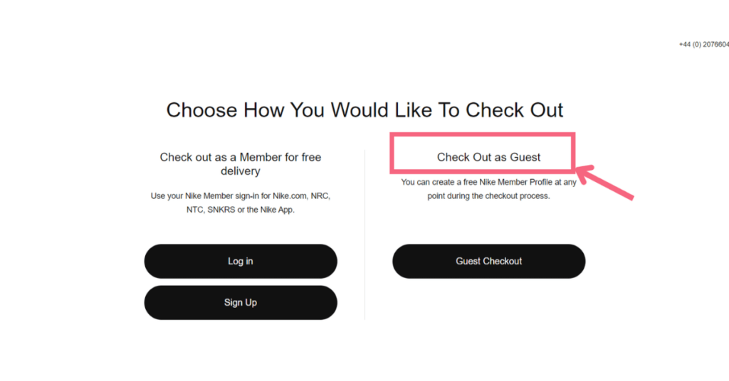 an example for guest checkout