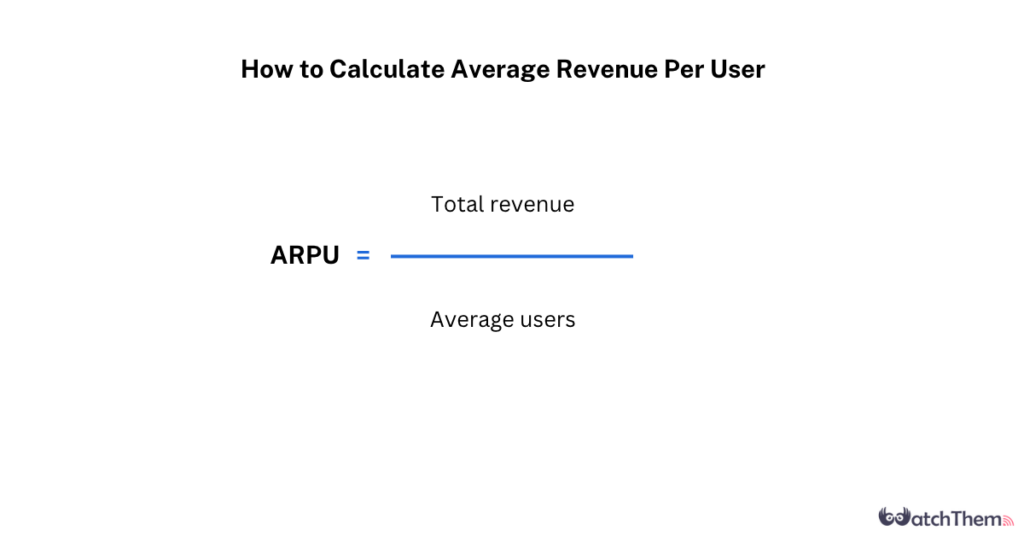how to calculate average revenue per user