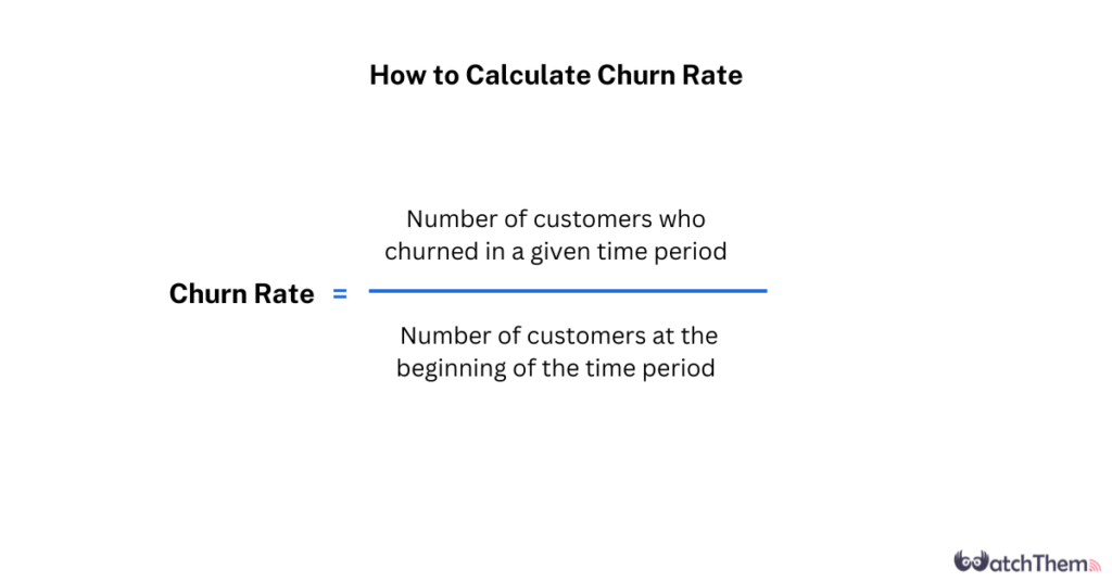 how to calculate churn rate