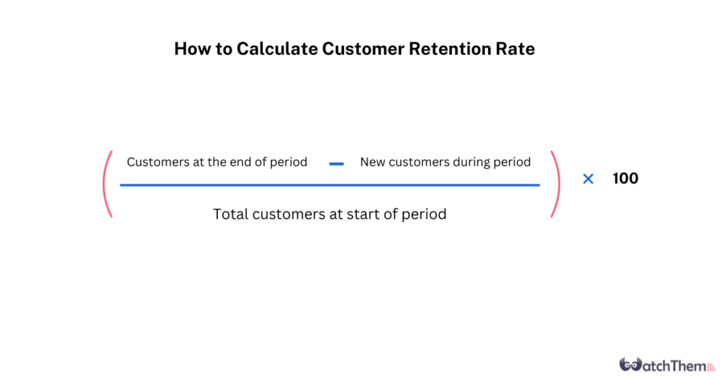 how to calculate customer retention rate