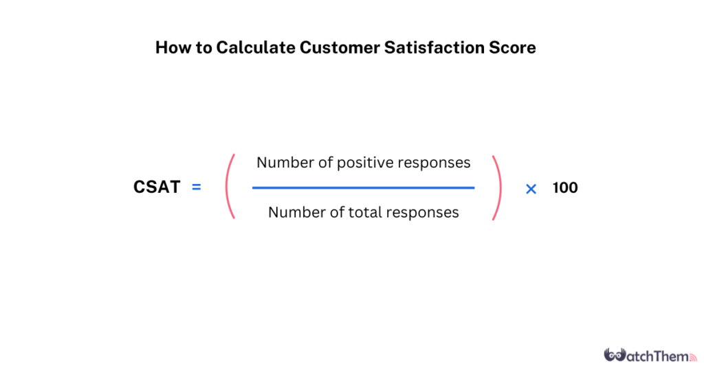 how to calculate customer satisfaction score