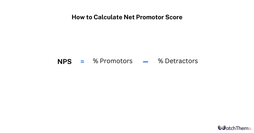 how to calculate Net Promotor Score