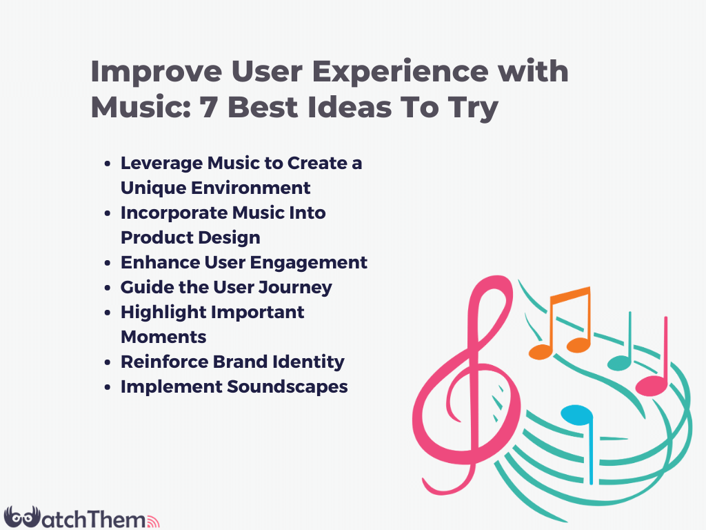 how to improve user experience with music