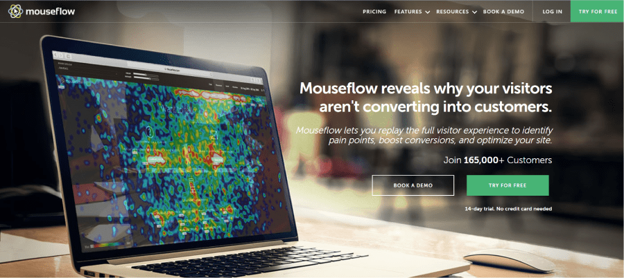 Mouseflow Homepage