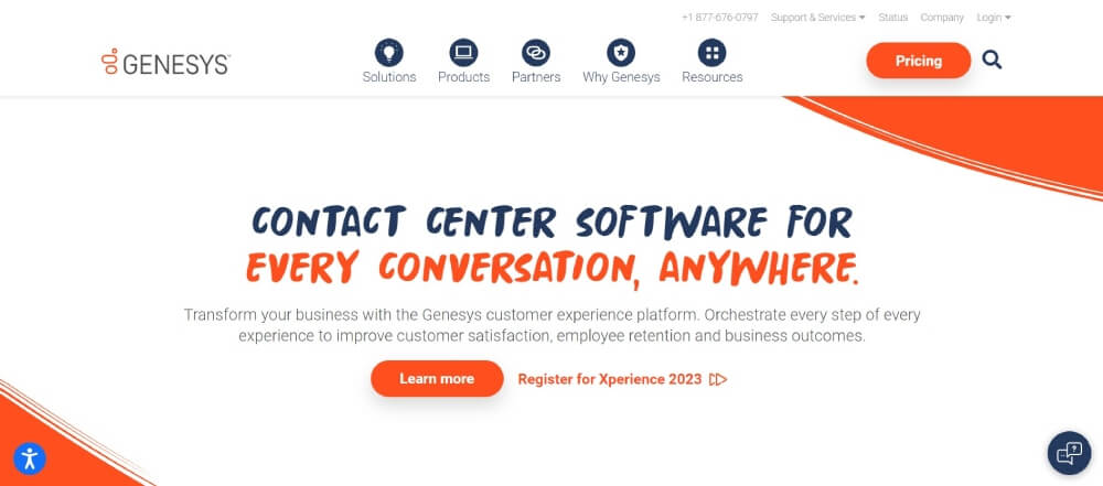 Genesys live chat app