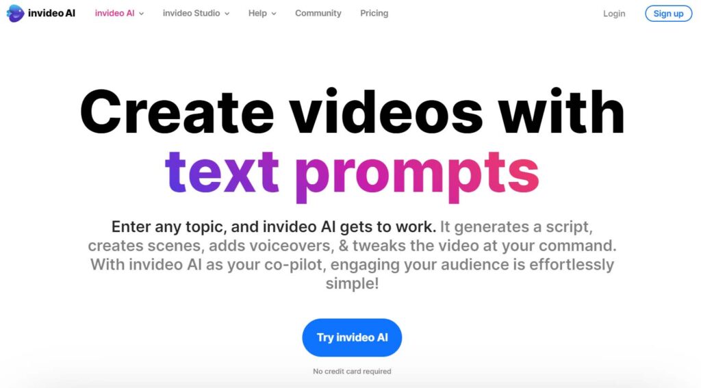 InVideo Ai video creating tool