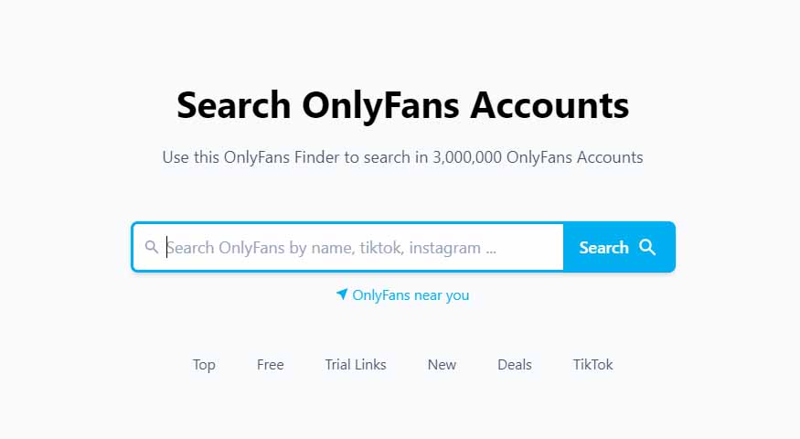 FansMetric OnlyFans Finder